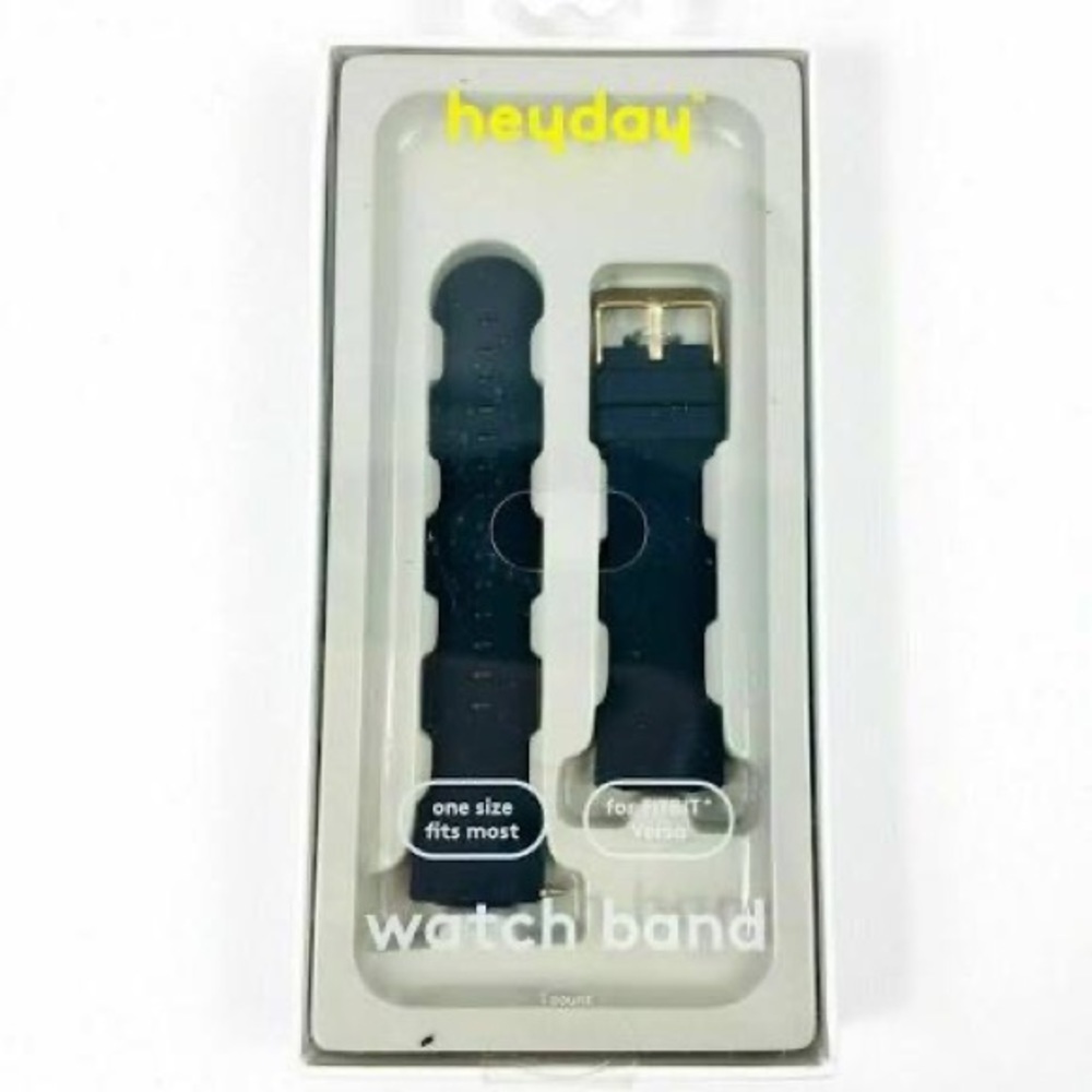 heyday Fitbit Versa Silicone Watch Band - Navy Blue